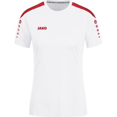 JAKO Damen Trikot Power KA - weiß/rot - Größe 38 - Sportshirt JAKO Damen Trikot Power KA - weiß/rot - Größe 38 - Sportshirt