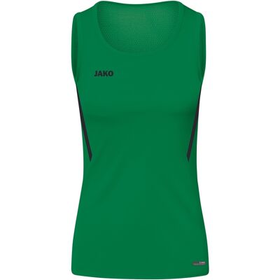 JAKO Damen Tanktop Challenge - Sportshirt - Grün/Schwarz - 34 JAKO Damen Tanktop Challenge - Sportshirt - Grün/Schwarz - 34