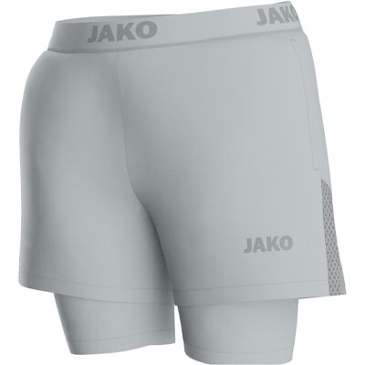 Jako 2-in-1 Short Power 6276-522 Grau Small Male - Shorts Jako 2-in-1 Short Power 6276-522 Grau Small Male - Shorts