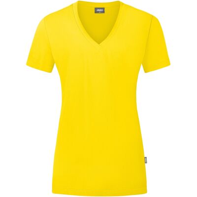 JAKO Bio-Baumwoll T-Shirt - Gelb - Klassischer Schnitt JAKO Bio-Baumwoll T-Shirt - Gelb - Klassischer Schnitt