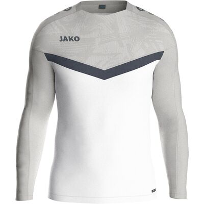 JAKO Sweat Iconic (weiß/soft grey/anthra light / Größe M / Unisex) JAKO Sweat Iconic (weiß/soft grey/anthra light / Größe M / Unisex)