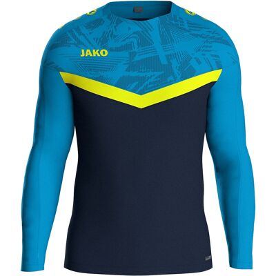 JAKO Sweat Iconic (marine/JAKO blau/neongelb / Größe 140 / Kinder) JAKO Sweat Iconic (marine/JAKO blau/neongelb / Größe 140 / Kinder)