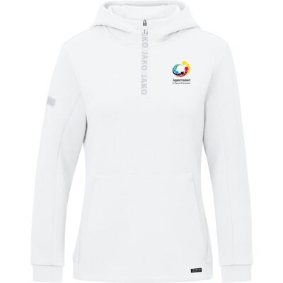 JAKO "Jugend trainiert" Zip Hoodie Pro Casual (weiß / Größe 44 / Damen) JAKO "Jugend trainiert" Zip Hoodie Pro Casual (weiß / Größe 44 / Damen)