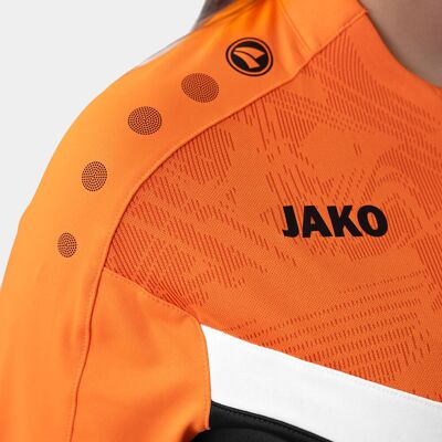 JAKO Ziptop Iconic (schwarz/neonorange / Größe M / Unisex) JAKO Ziptop Iconic (schwarz/neonorange / Größe M / Unisex)