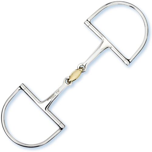 Stübben Steeltec D-Ringtrense doppelt gebrochen 15,0 cm