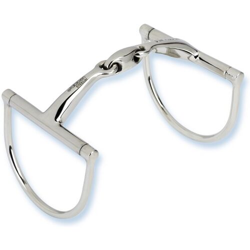Stübben Steeltec D-Ringtrense Easy Control doppelt gebrochen 13,5 cm