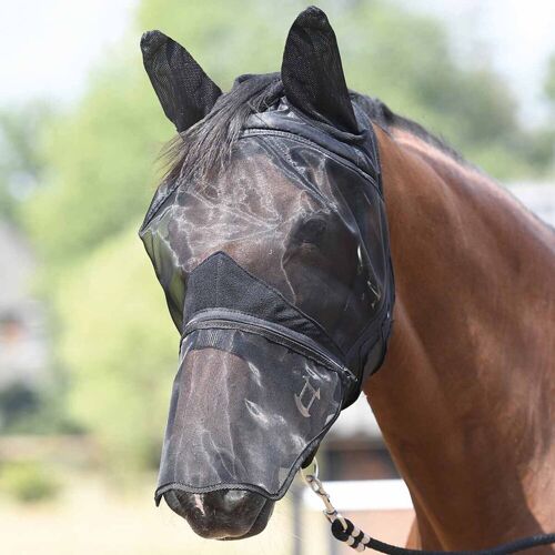 Busse Fliegenmaske Fly Protector, schwarz VB