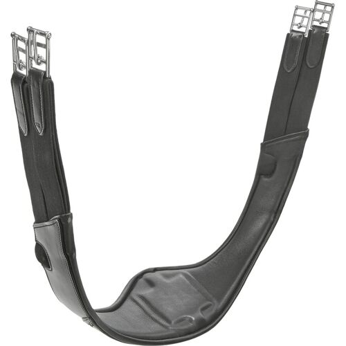 Busse Sattelgurt LIVORNO-LONG, elastisch, schwarz, 130cm