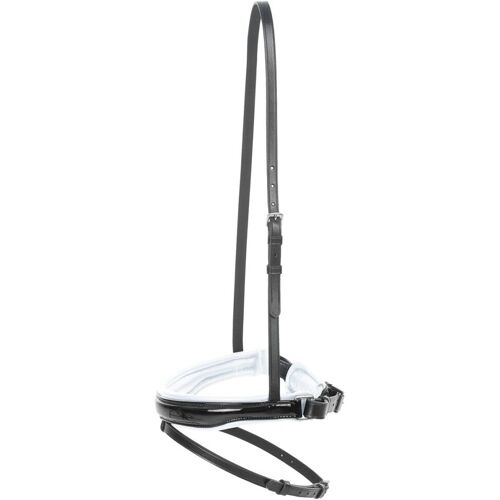 Busse Reithalfter COMFORT-SCHWEDEN II, Lack, schwarz/weiß, VB