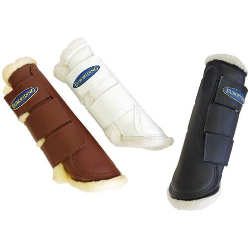 Euroriding Gamaschen Teddyfutter, weiß, xl