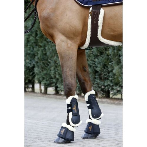 Kentucky Horsewear Lammfell-Stollengurt braun 120 cm
