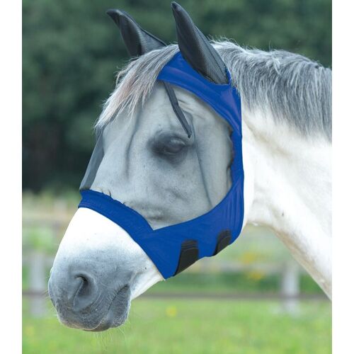 Busse Fliegenmaske FLY BUCKLER GAP II, royalblau SH