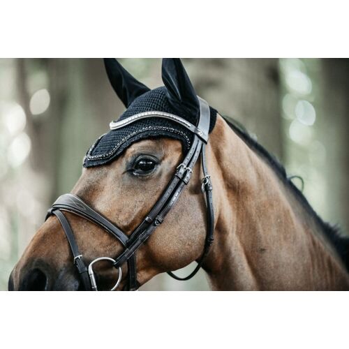 Kentucky Horsewear Fliegenhaube LONG STONE & PEARLS SOUNDLESS Full...