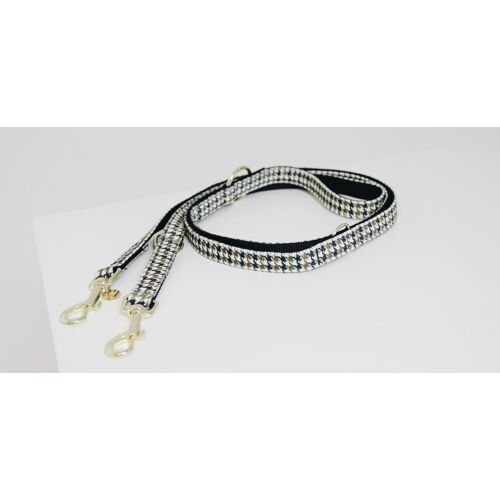 Kentucky Horsewear Kentucky Dogwear Hundeleine PIED-DE-POULE 200 cm braun