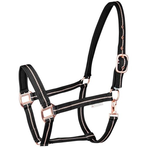 Waldhausen Halfter Rosé, schwarz Pony