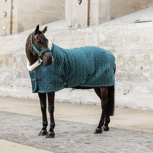 Kentucky Horsewear Turnierdecke VELVET 160g smaragd 140 cm