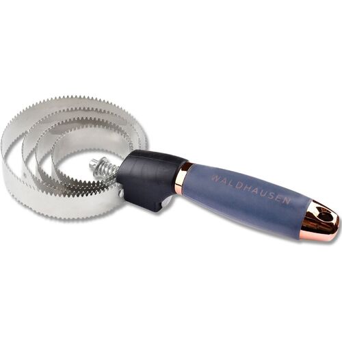 Waldhausen Federstriegel mit Gelgriff schwarz/roségold