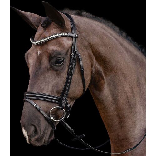 Schockemöhle Sports Trense PALERMO black/patent/silver WB