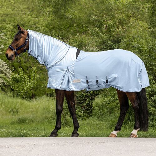 Waldhausen Ekzemer-Fliegendecke PROTECT, hellblau/nachtblau 125