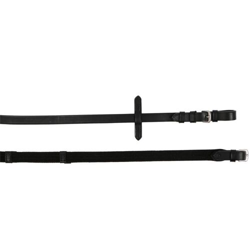 Hans Melzer Horse Equipment Hans Melzer Zügel Gurt schwarz/silber Full