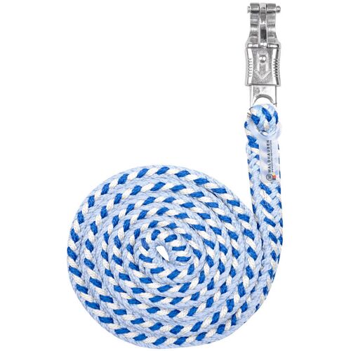 Waldhausen Anbindestrick PLUS Panikhaken, pastellblau/saphirblau/beige