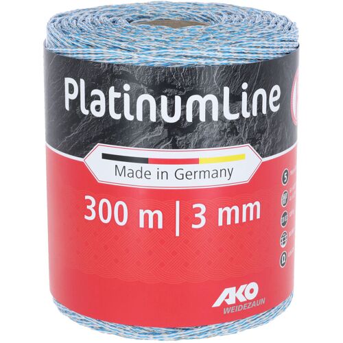 AKO Weidezaun AKO PlatinumLine Litze weiß/blau, 300m, 6x 0,2 Niro, 4x 0,25 Cu