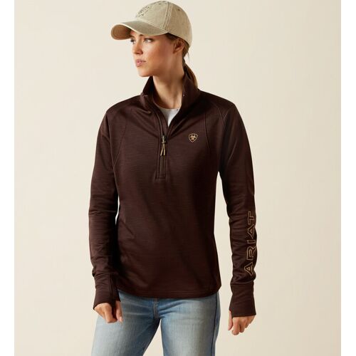 Ariat Damen ½ Zip Pullover TEAM EQ java M
