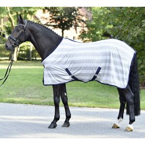 Busse Transport-Fliegendecke STRIPE silber (navy) 95cm Busse Transport-Fliegendecke STRIPE silber (navy) 95cm