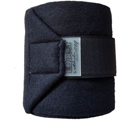 EQuest Bandagen ALPHA Fleece Regular ohne Label schwarz EQuest Bandagen ALPHA Fleece Regular ohne Label schwarz