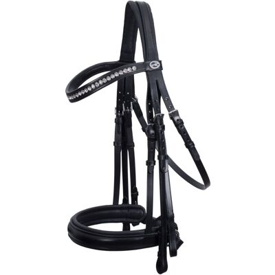 Schockemöhle Trense BARCELONA, black/silver WB Schockemöhle Trense BARCELONA, black/silver WB