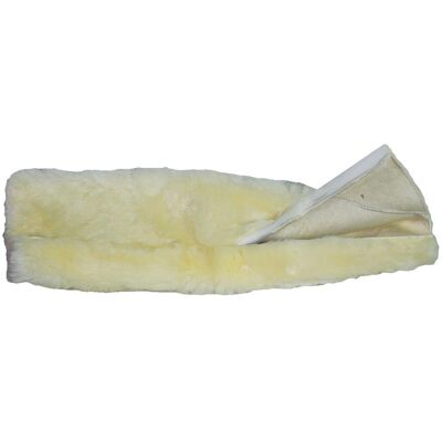 Euroriding Bauchgurtschoner australisches Lammfell, 60x15cm, natur Euroriding Bauchgurtschoner australisches Lammfell, 60x15cm, natur