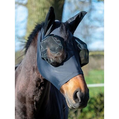 Busse Fliegenmaske TWIN FIT, schwarz SH Busse Fliegenmaske TWIN FIT, schwarz SH