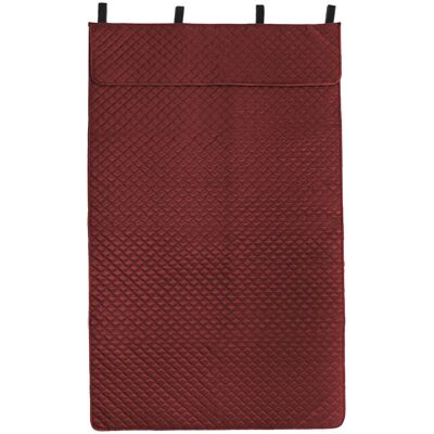 EQuest Boxenvorhang gesteppt 120x200cm bordeaux, Kordel gold EQuest Boxenvorhang gesteppt 120x200cm bordeaux, Kordel gold