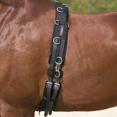 Kieffer Longiergurt schwarz PONY Kieffer Longiergurt schwarz PONY