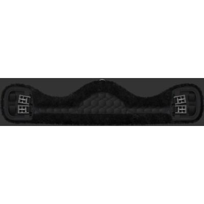 MATTES Kurzgurt asymmetrisch mit Lammfell schwarz 60cm MATTES Kurzgurt asymmetrisch mit Lammfell schwarz 60cm
