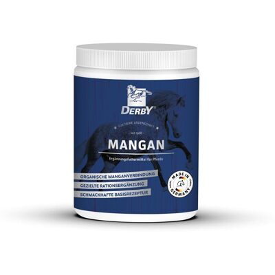 Derby Pferde-Ergänzungsfuttermittel MANGAN 1kg Dose Derby Pferde-Ergänzungsfuttermittel MANGAN 1kg Dose