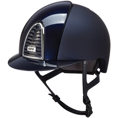 Kep Italia Kep Reithelm Cromo 2.0 textile blue, chrome frame, subgrid &... Kep Italia Kep Reithelm Cromo 2.0 textile blue, chrome frame, subgrid &...