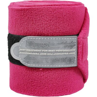 EQuest Bandagen Alpha Fleece 4er Set, viola red Warmblut 3m lang EQuest Bandagen Alpha Fleece 4er Set, viola red Warmblut 3m lang