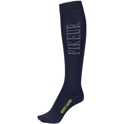 Pikeur Damen Kniestrumpf night sky/grey 39-41 Pikeur Damen Kniestrumpf night sky/grey 39-41