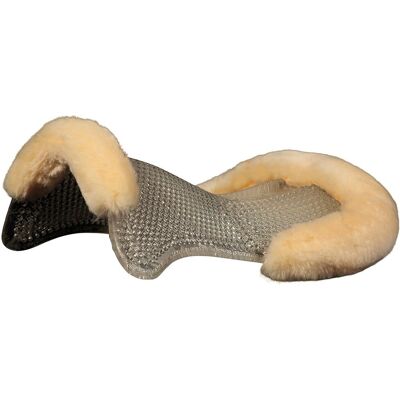 Acavallo Gel Pad & Back Riser Sheep Cut Out Just Gel black black Acavallo Gel Pad & Back Riser Sheep Cut Out Just Gel black black