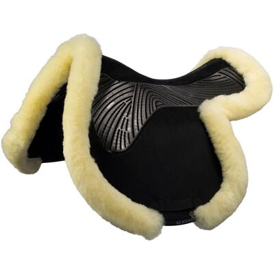 Acavallo Twin Sided Classic Gel Jump Pad Numnah Full Sheepskin Edge... Acavallo Twin Sided Classic Gel Jump Pad Numnah Full Sheepskin Edge...