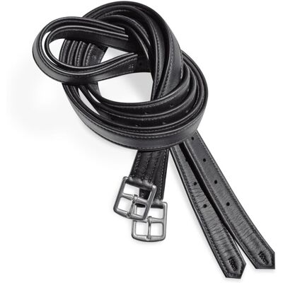Kieffer Steigbügelriemen GLADIATOR schwarz 25mm 170cm Kieffer Steigbügelriemen GLADIATOR schwarz 25mm 170cm