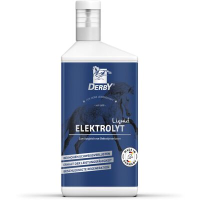 Derby Pferde-Ergänzungsfuttermittel ELEKTROLYT Liquid 1l Flasche Derby Pferde-Ergänzungsfuttermittel ELEKTROLYT Liquid 1l Flasche
