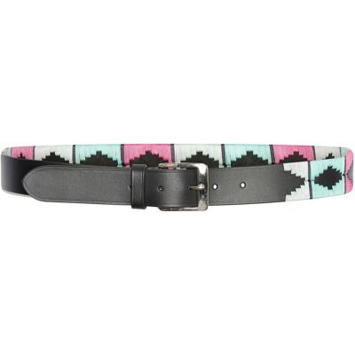 HV Polo Gürtel HVP BUENOS AIRES black-pink 85 HV Polo Gürtel HVP BUENOS AIRES black-pink 85