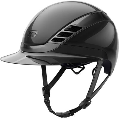 Abus Pikeur Reithelm AirLuxe CHROME L.V., shiny black L (58-61cm) Abus Pikeur Reithelm AirLuxe CHROME L.V., shiny black L (58-61cm)