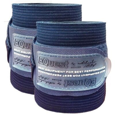 Equest Bandagen Fleece Flex-Elastic, marine Equest Bandagen Fleece Flex-Elastic, marine