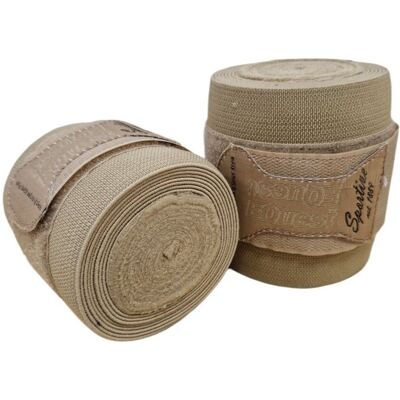 Equest Bandagen Fleece Flex-Elastic, caramel Equest Bandagen Fleece Flex-Elastic, caramel