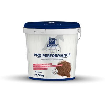 Derby Pferde-Ergänzungsfuttermittel PRO PERFORMANCE 7,5kg Eimer Derby Pferde-Ergänzungsfuttermittel PRO PERFORMANCE 7,5kg Eimer