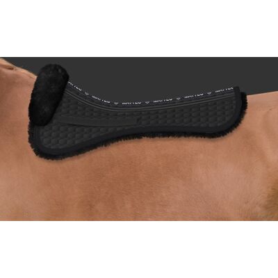 Mattes Correction Lammfell-Sattelkissen, Dressur, schwarz/schwarz L Mattes Correction Lammfell-Sattelkissen, Dressur, schwarz/schwarz L