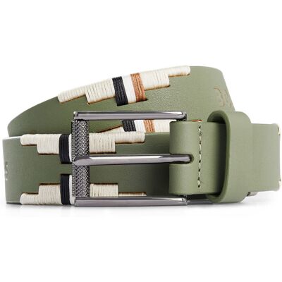 Boss Equestrian POLO GÜRTEL SIGNATURE olivine 90 Boss Equestrian POLO GÜRTEL SIGNATURE olivine 90